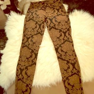 7 For All Mankind Jacquard Skinny Jeans, 27